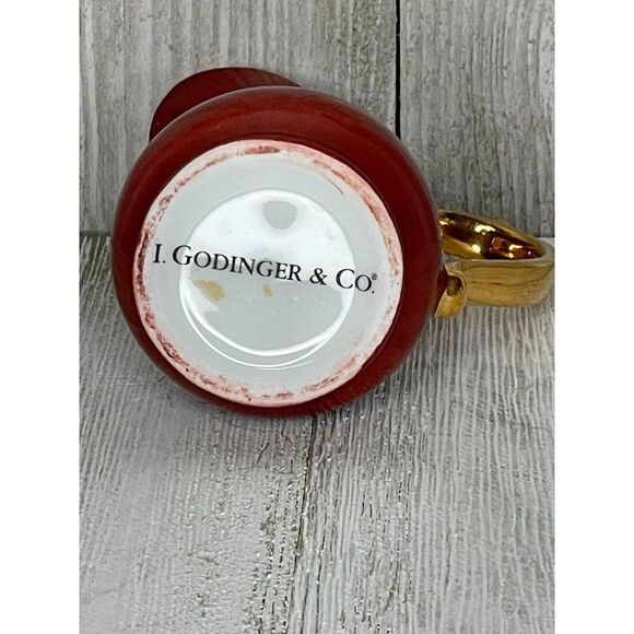 Vintage L. Godinger & Co. Enameled Porcelain Mini Pitcher Ewer - Picture 6 of 6